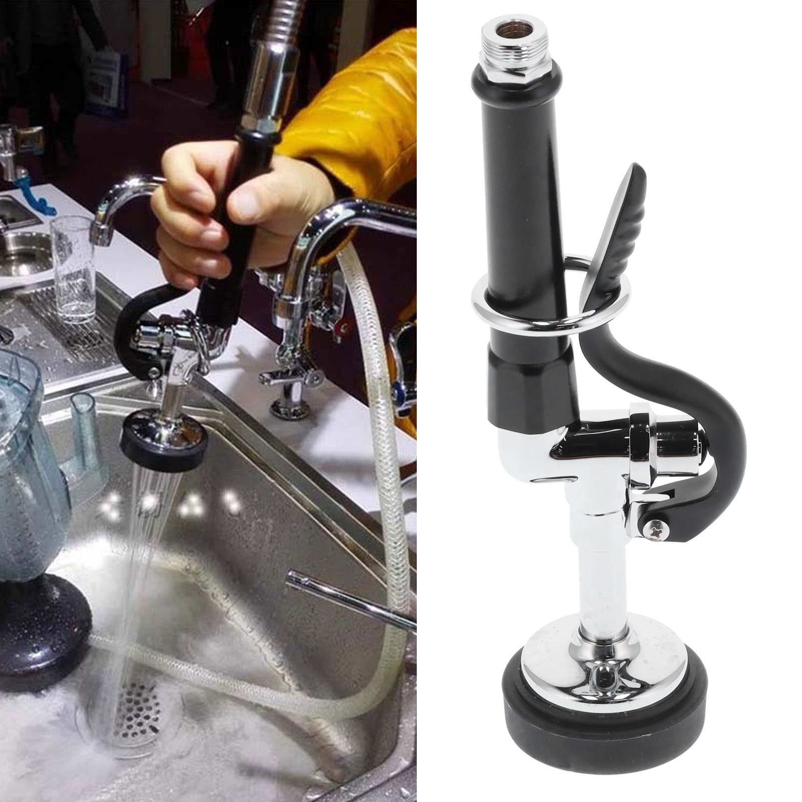 Commercial Kitchen Sprayer - Commerciële kraansproeier, hogedruk spoelkraan sproeikop accessoire