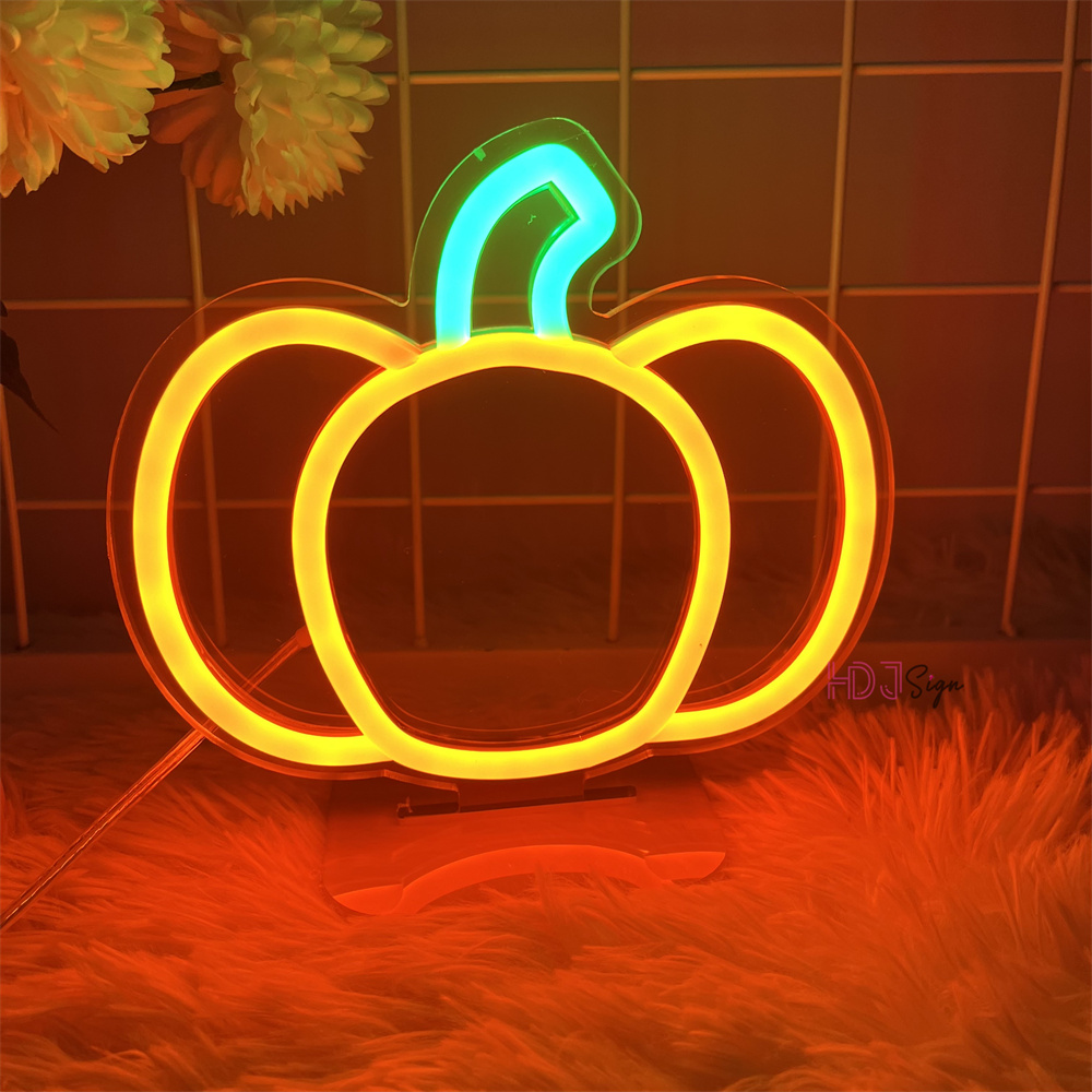 Commercial Kitchen Lighting Design - Pompoen Ontwerp LED Neon Nachtlampje Teken