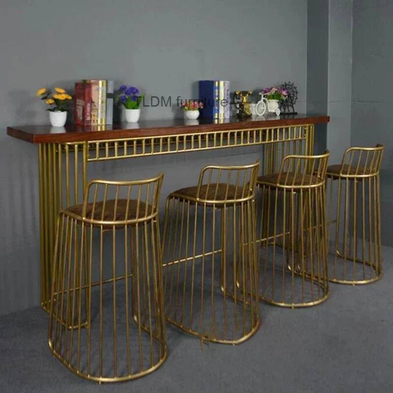 Commercial Kitchen Lighting Design - Vrije tijd Nordic Smeedijzeren Designer Barstoelen