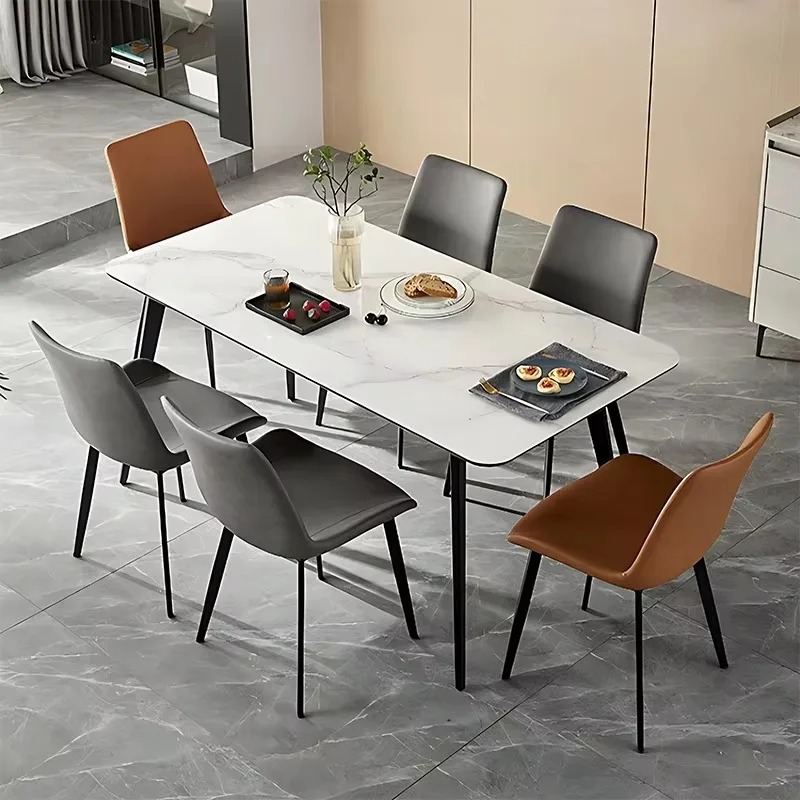 Commercial Kitchen Lighting Design - 2 stuks moderne minimalistische stalen eetkamerstoel