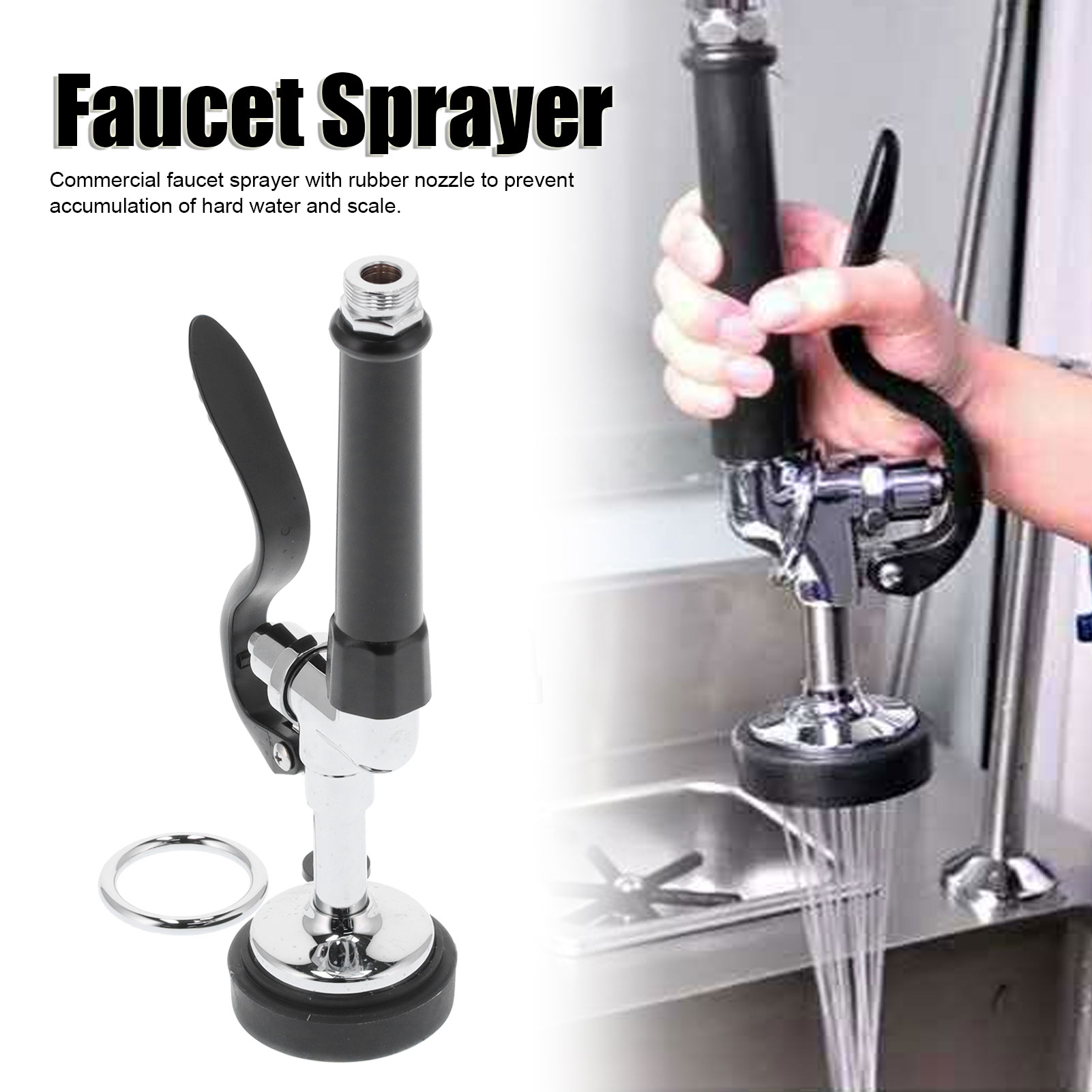 Commercial Kitchen Sprayer - Commerciële kraan sproeikop Commerciële kraansproeier Hogedruk