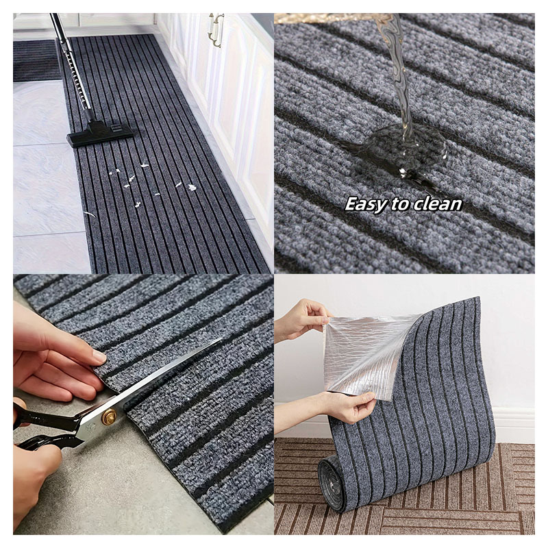 Effen kleur gestreept tapijt k - Commercial Kitchen Door recensie en prijs